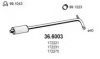 PEUGE 172275 Middle Silencer